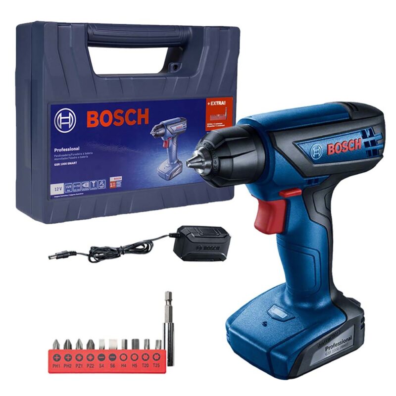 Taladro Atornillador Bosch Inalámbrico de 12V GSR 1000 Smart