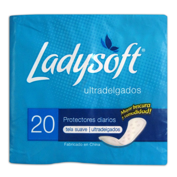 Protector diario Ladysoft tela suave 1x20ud