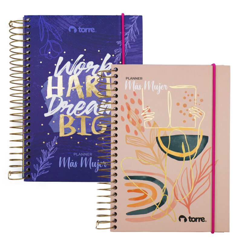 Agenda espiralada Torre mas mujer