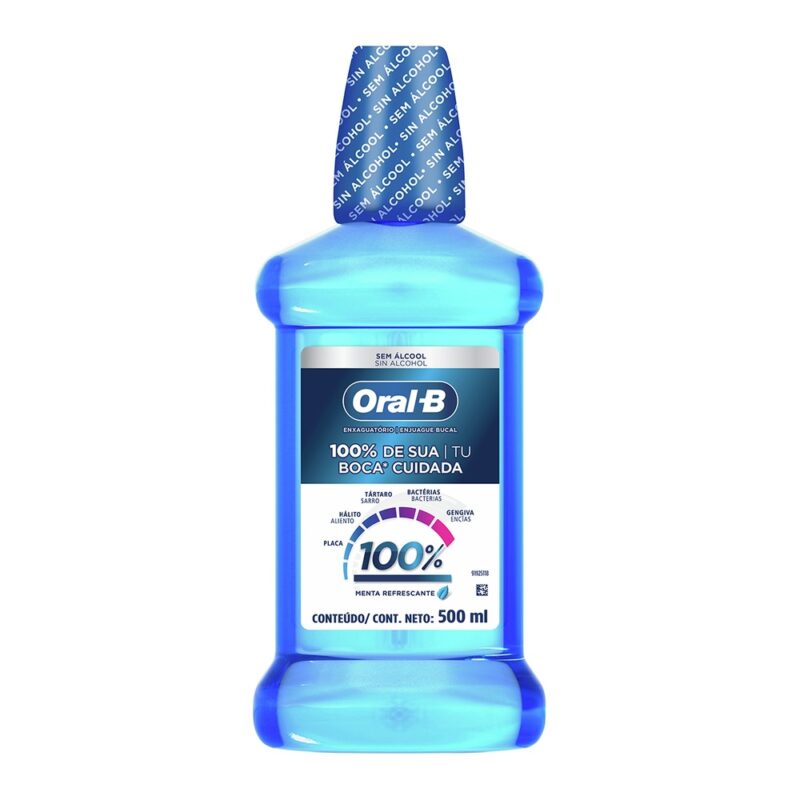 Enjuague bucal Oral-B 100 rinse 500ml