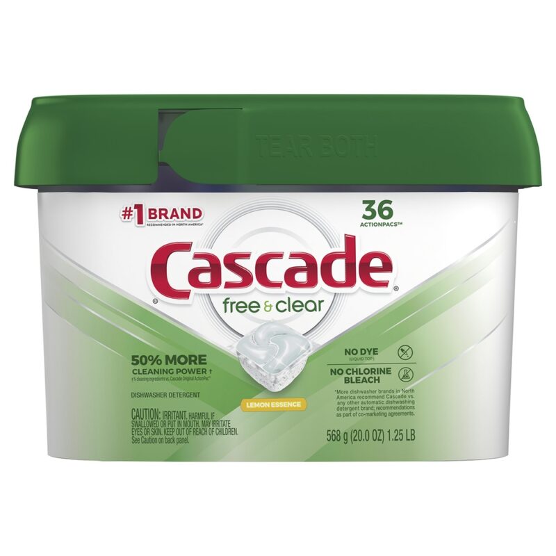 Detergente lavavajilla Cascade actions pk fresh 36ud