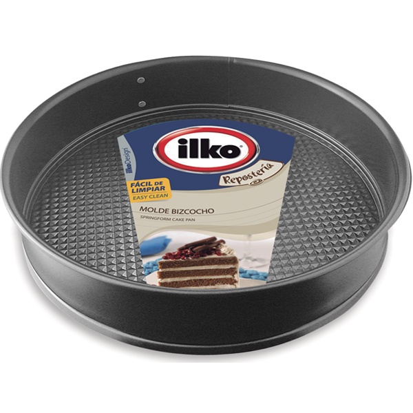 Molde Ilko redondo antiadherente desmoldable 26cm