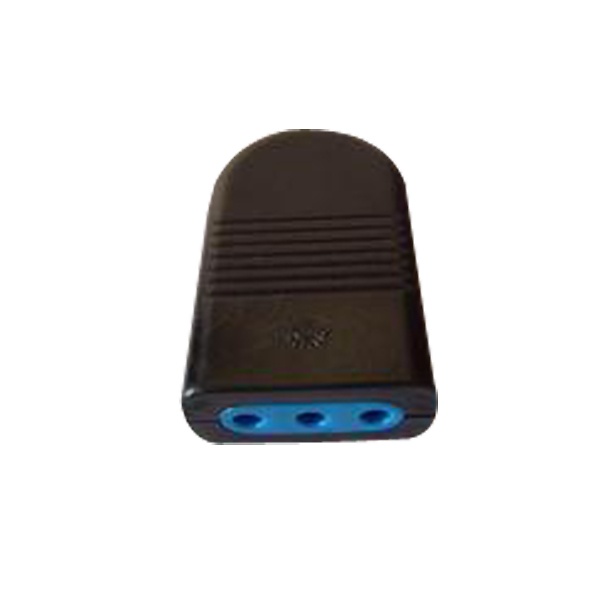 Enchufe hembra vol 2p+t 1202 Castillo negro