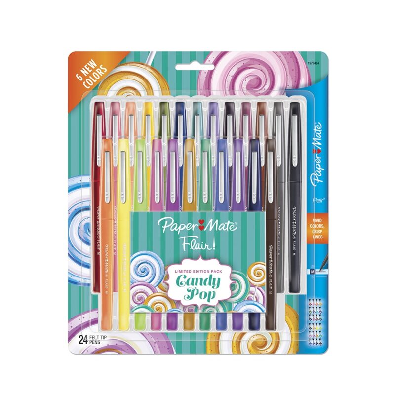 Bolígrafo Paper Mate flair candy pop 24ud
