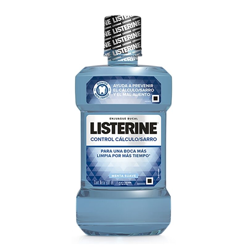 Enjuague bucal Listerine control sarro 500ml
