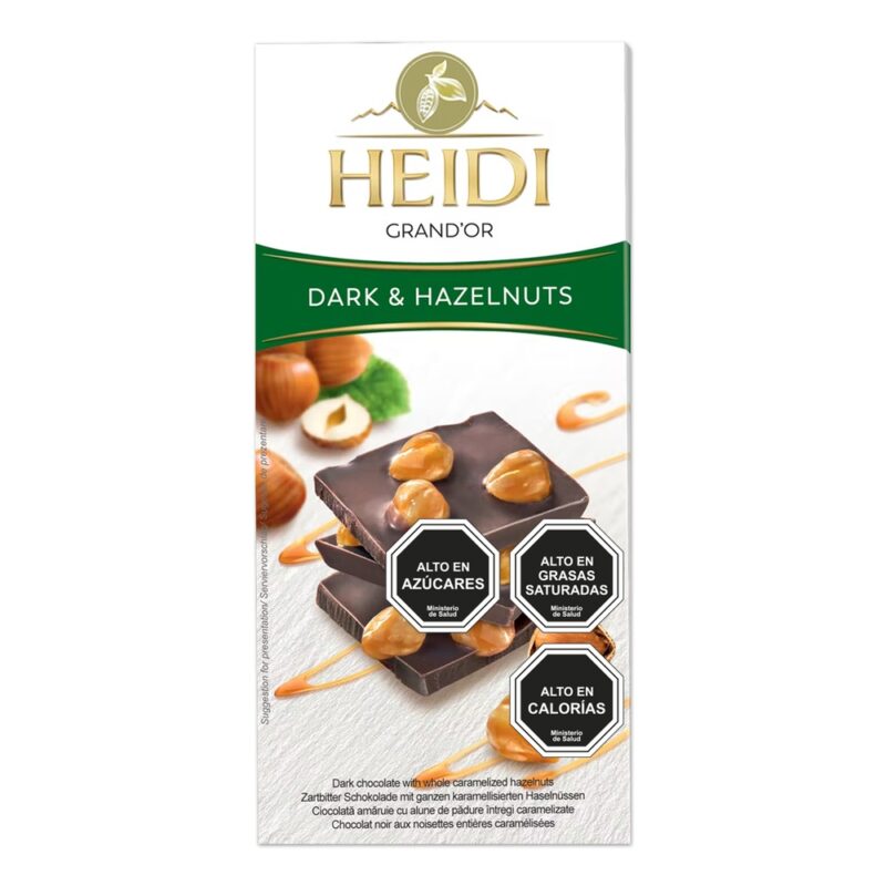 Chocolate Grandor dark-Hazelnut heidi 100g