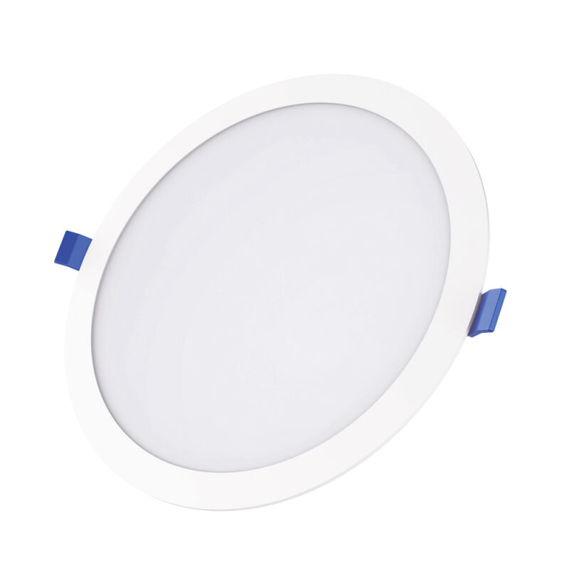 Panel led embutido Wellmax 18w redondo luz fria