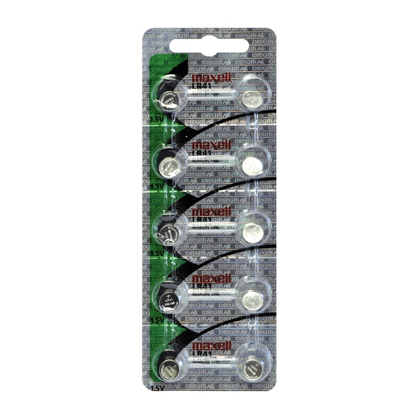 Pila boton Maxell LR-41 x10u