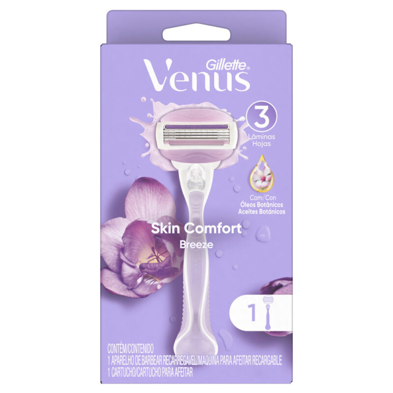 Maquina afeitar femenina Venus Breeze x1ud