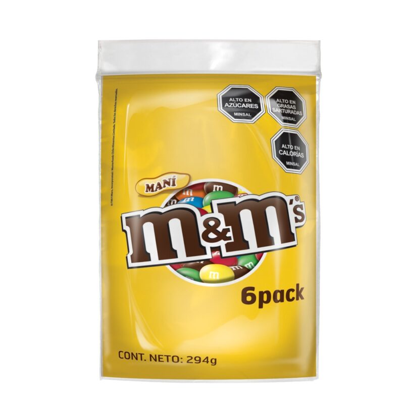 M&M peanut six pack 6x48gr