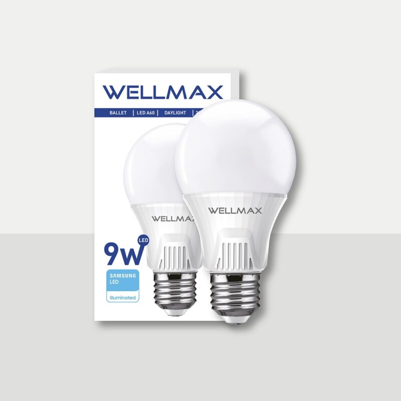 Ampolleta led 9w Wellmax luz fria
