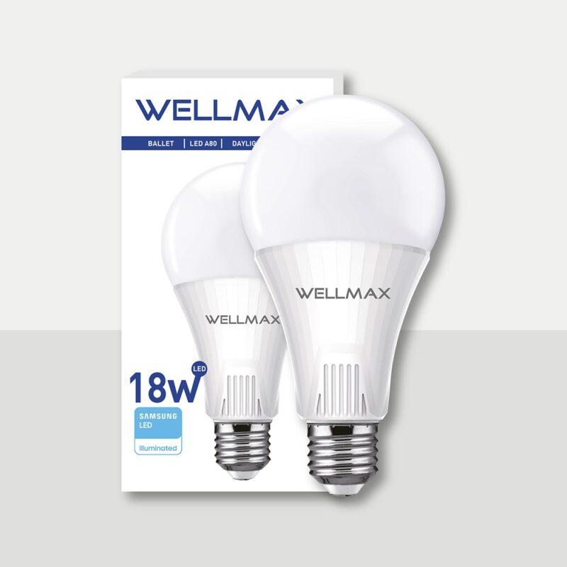 Ampolleta led 18w Wellmax luz fria