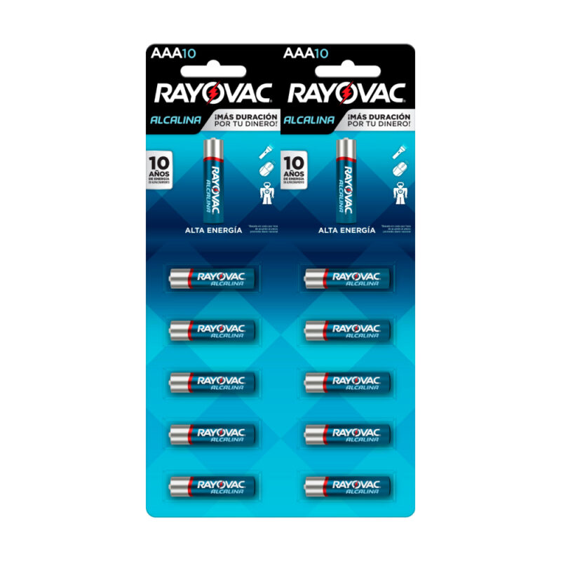 Pila Rayovac alcalina AAAx10 tira