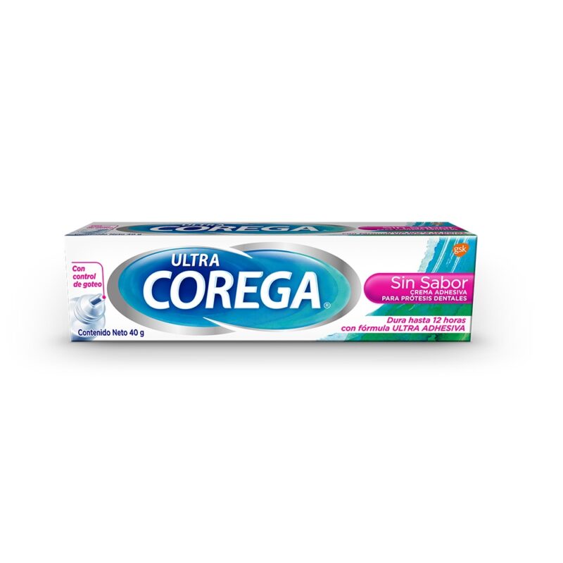 Adhesivo protesis dental Corega ultra crema sin sabor 1x40gr