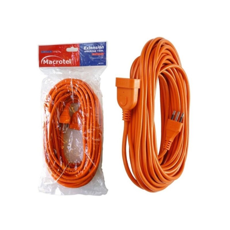 Extension electrica Macrotel 15mts 2500w