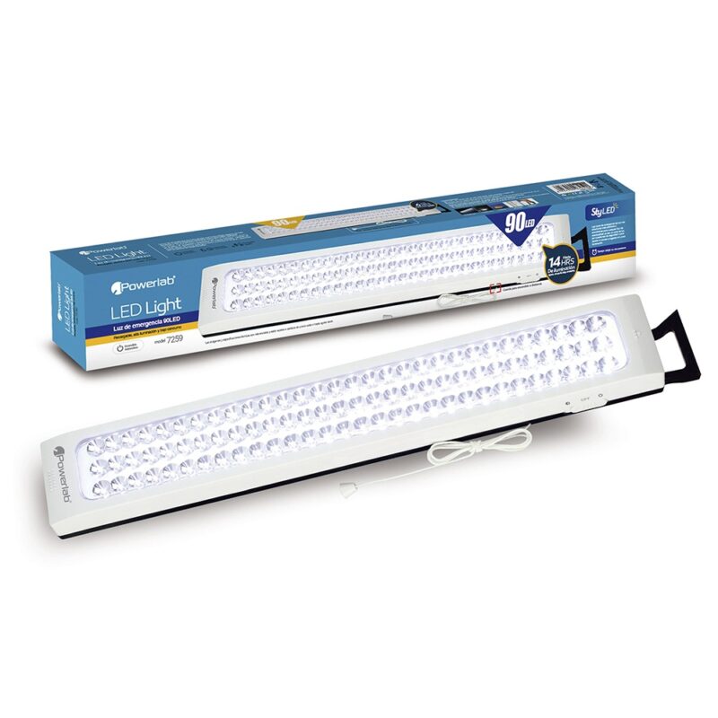 Lampara emergencia recargable Powerlab 90 led