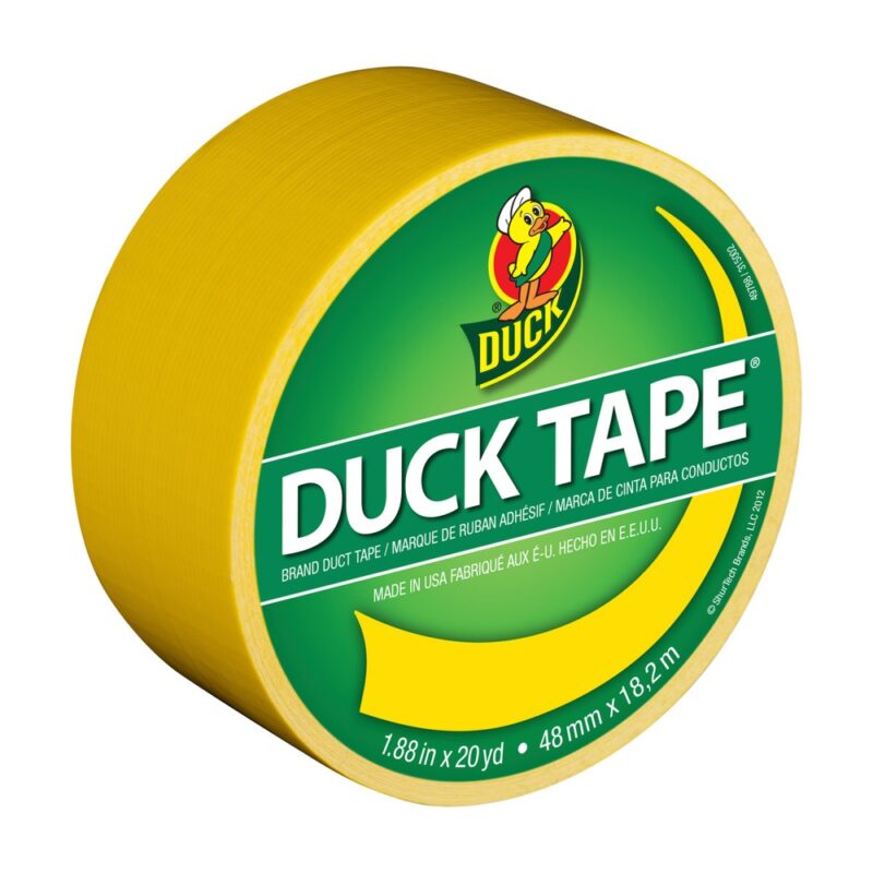 Cinta adhesiva Duck 47mm x 18mts color amarillo