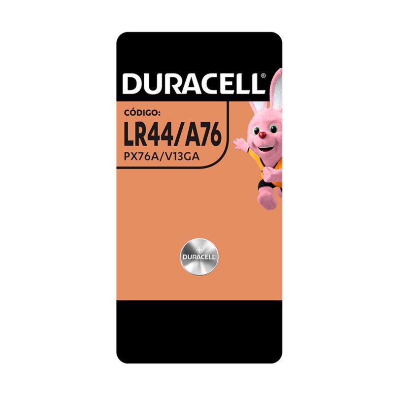 Pila botón Duracell LR-44/76 x6ud