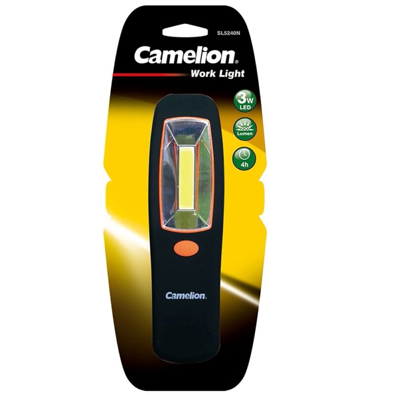 Linterna trabajo Camelion 3W led 220 lumens blister