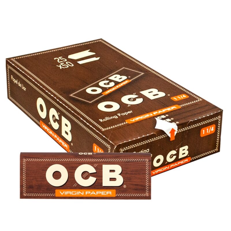 Papel fumar Ocb virgin display x25 librillos