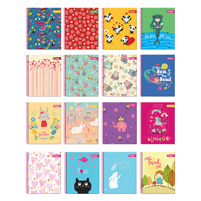 Cuaderno Torre Clásico Mujer  universitario 100H x10ud