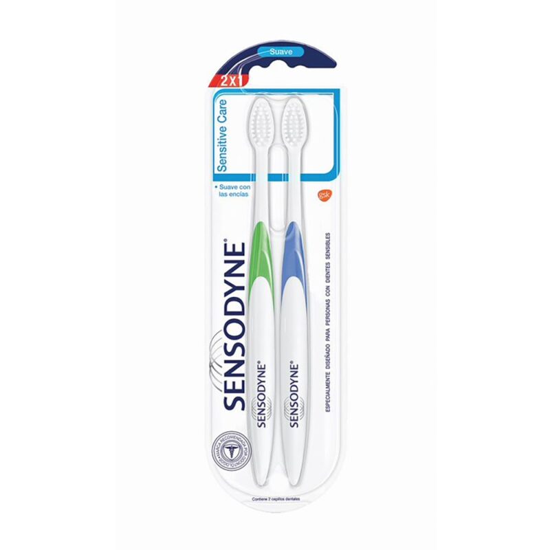 Cepillo Sensodyne sensitive care suave blister x2