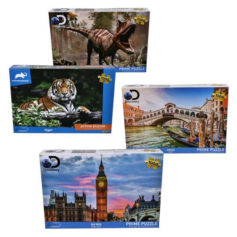 Puzzle 2d DE 1000 PIEZAS Dicovery-Animal Planet surtidos