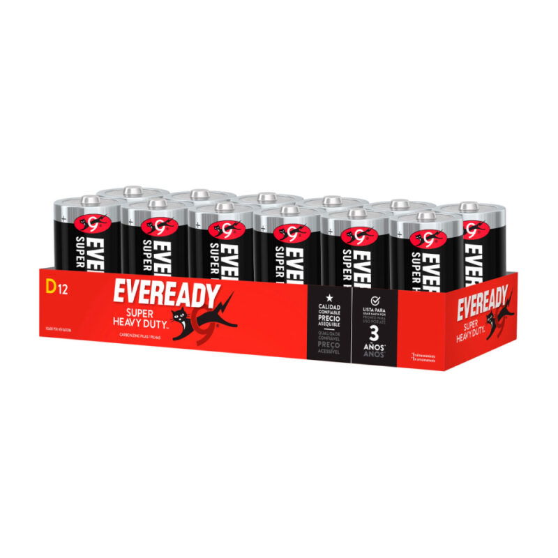 Pila convencional Eveready extra duración blíster Cx12