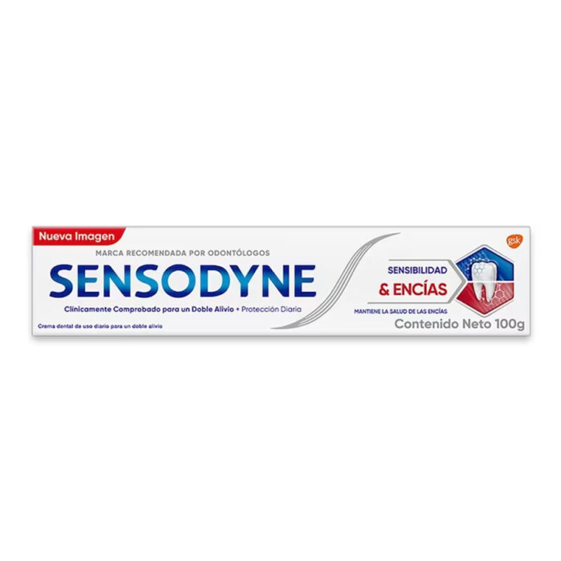 Pasta dental Sensodyne sensibilidad & encías 100gr