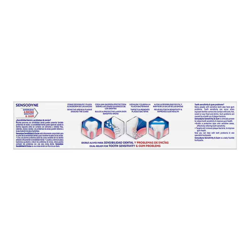 Pasta dental Sensodyne sensibilidad & encías 100gr