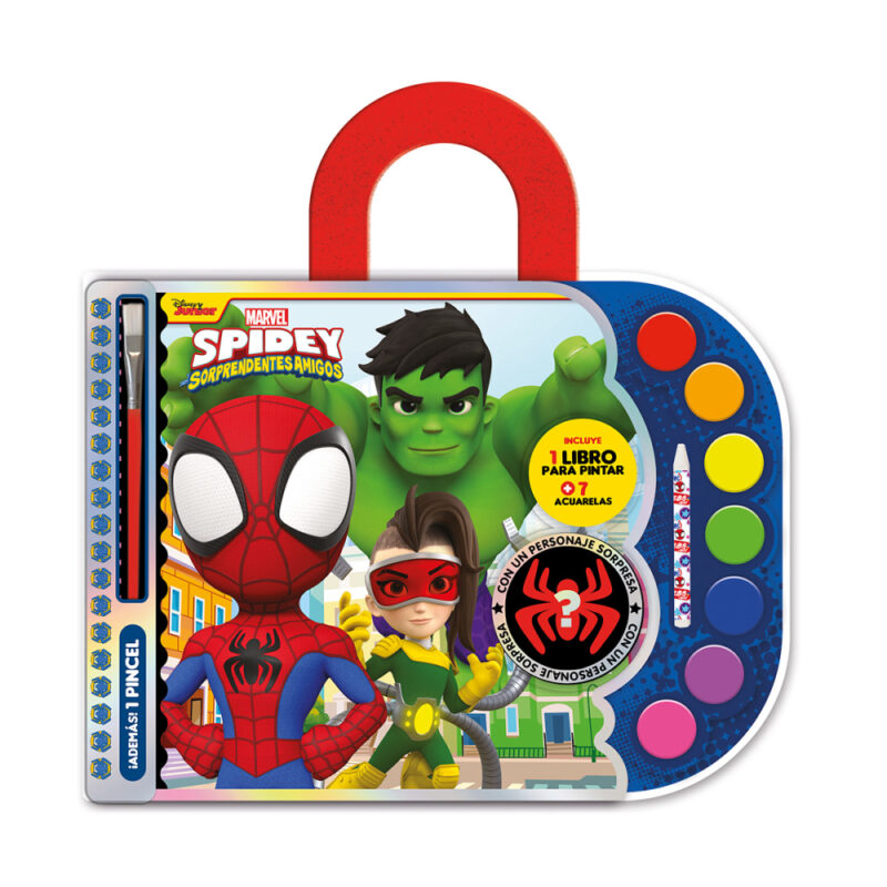 Set Acuarelas spiderman