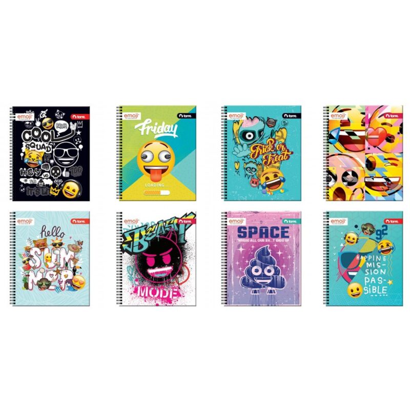 Cuaderno Torre Clásico Emoji  universitario 100H x10ud