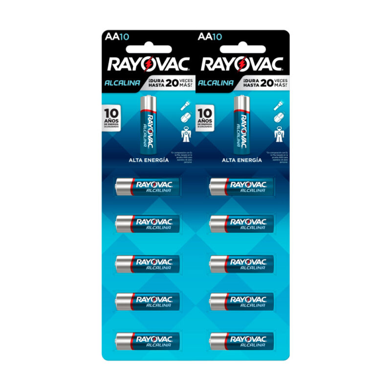 Pila Rayovac alcalina AAx10 tira