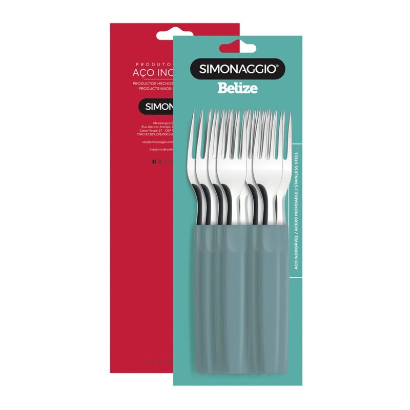 Tenedores de mesa Simonnagio 12 piezas tiffany belize