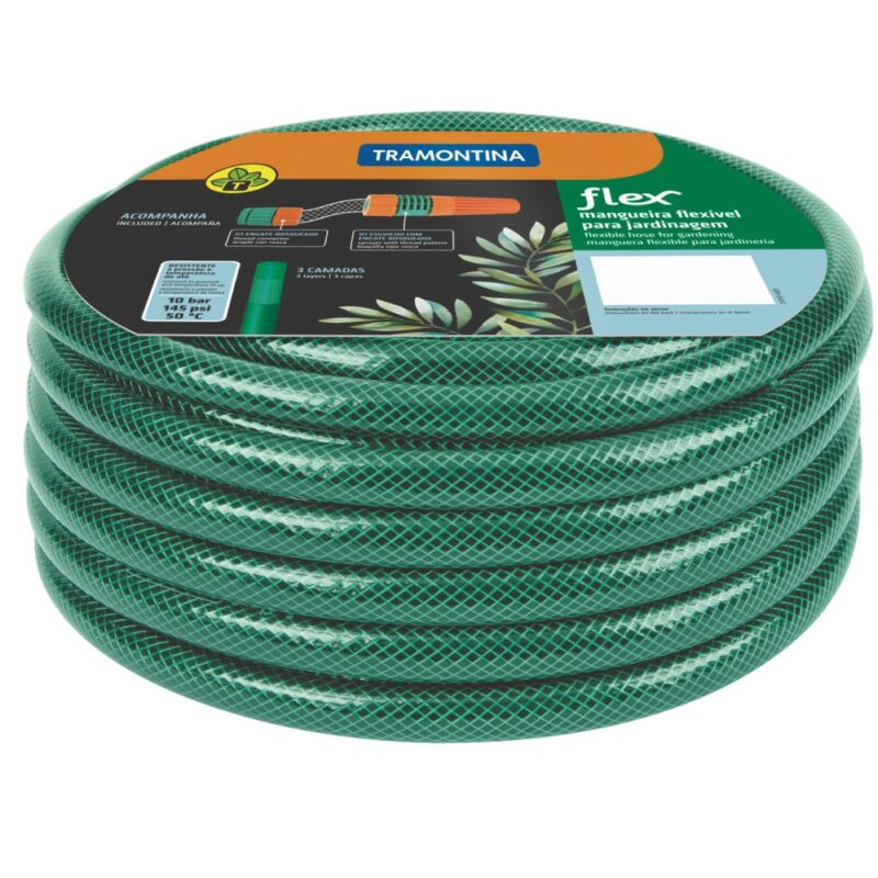 Manguera Tramontina para jardin flex 10mts con acople