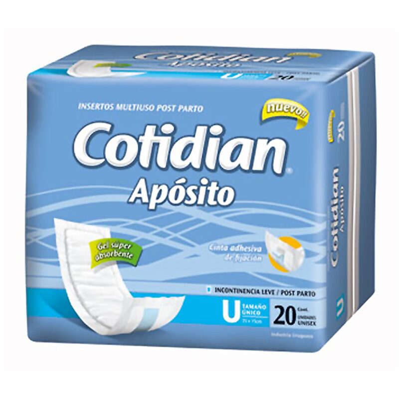 Apósito Cotidian adulto 1x20ud