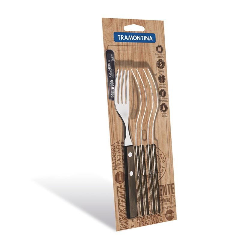 Pack Tramontina Jumbo 4 tenedores asado