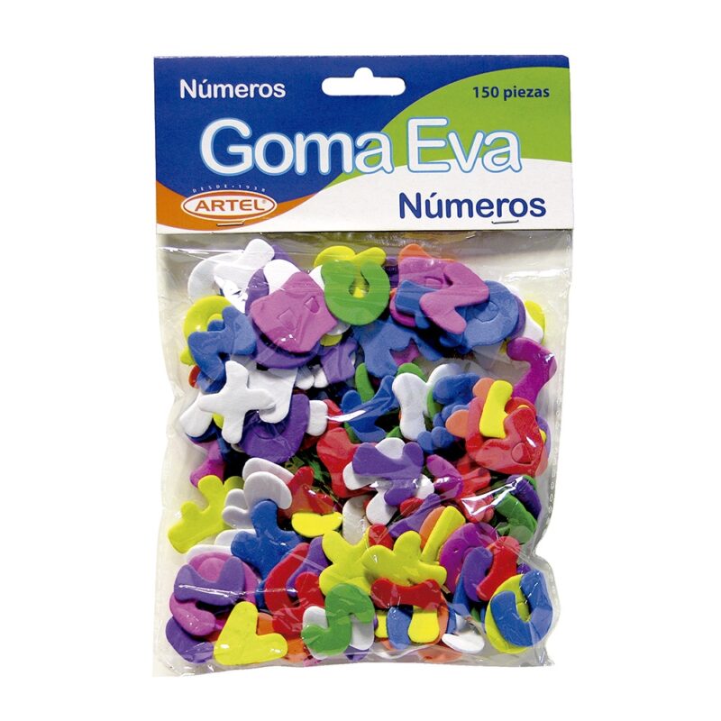 Letras goma eva Artel bolsa