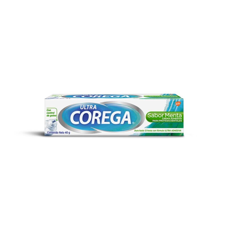 Adhesivo protesis dental Corega ultra crema menta 1x40gr