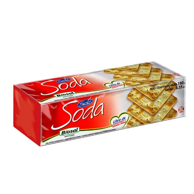 Galleta Dos en uno selz soda 180gr