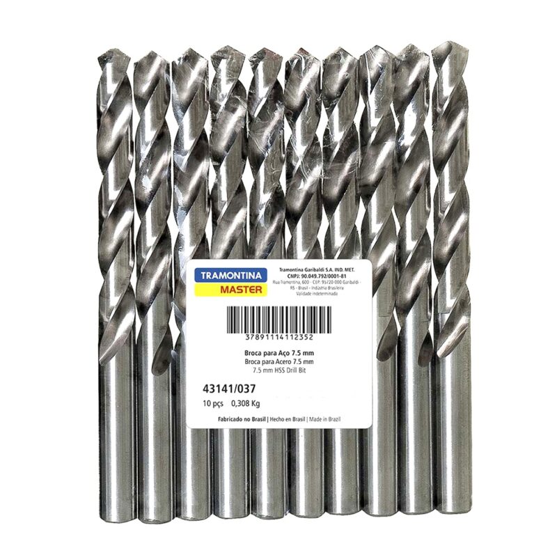 Broca para acero Tramontina 7.0 mm 10u
