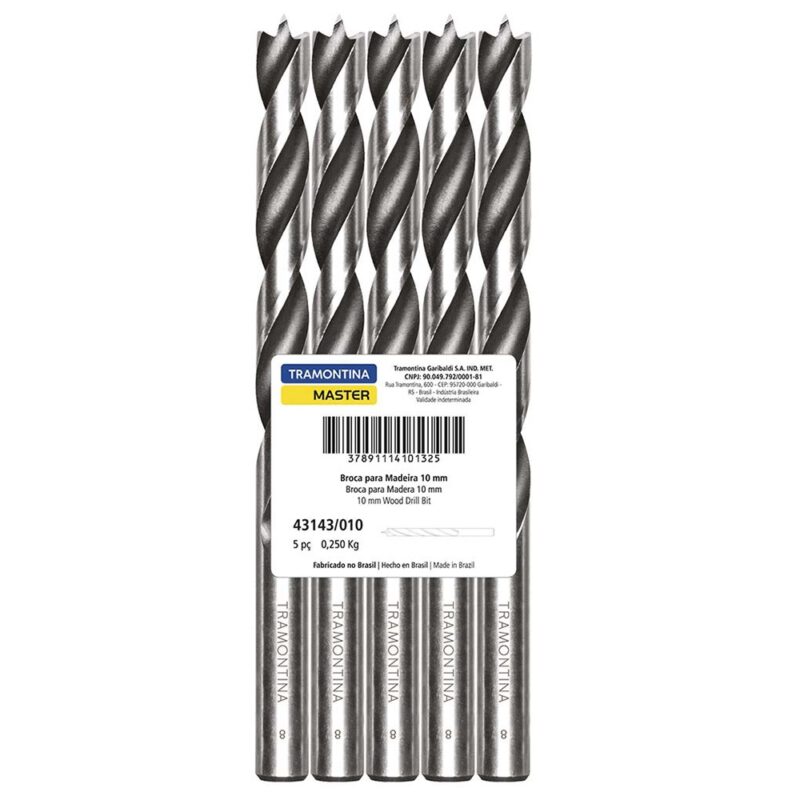 Broca para madera Tramontina 7.0mm 10u