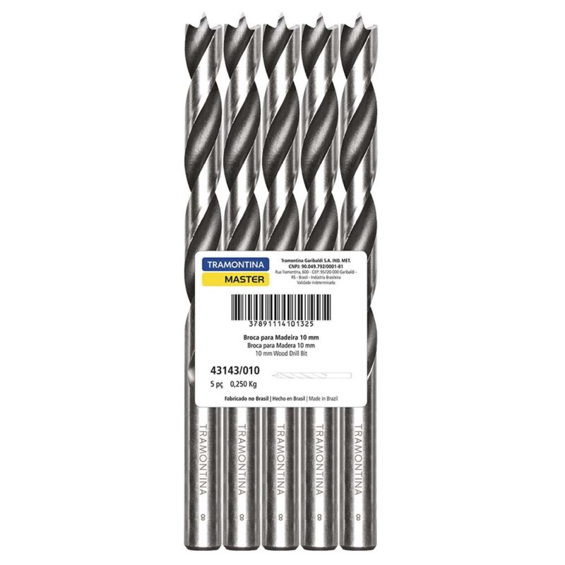 Broca para madera Tramontina 111,0mm 5u