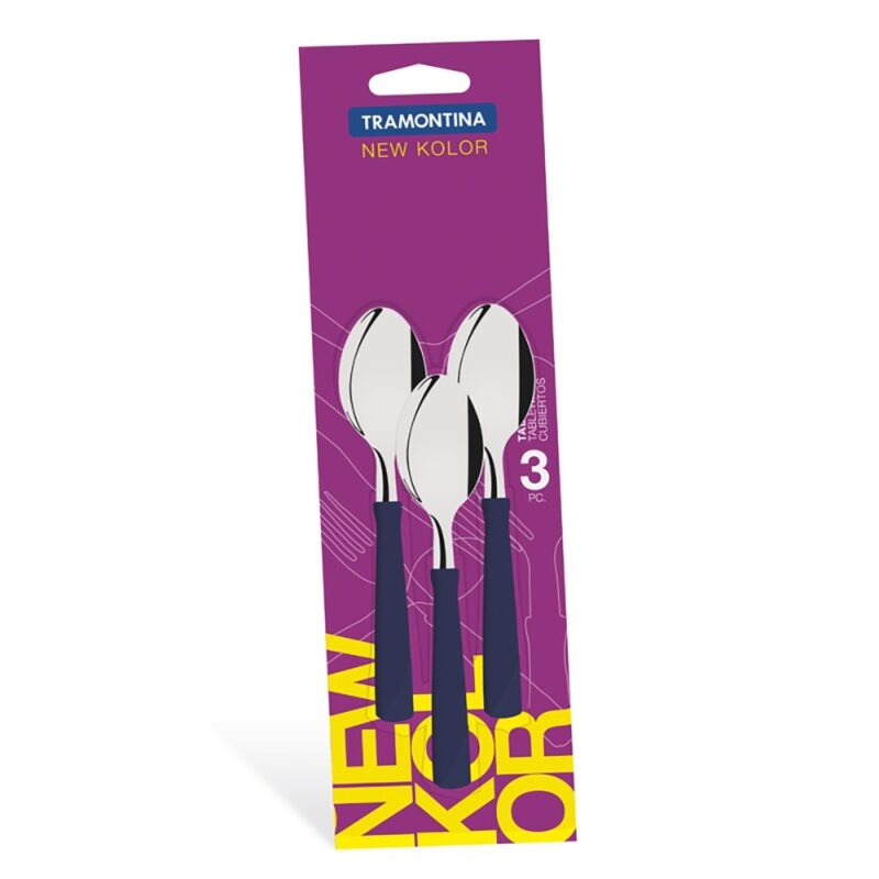 Juego de cucharas de te Tramontina 3 piezas new kolor