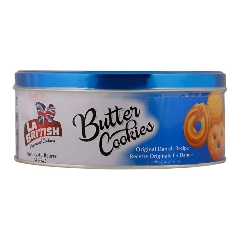 Galletas mantequilla La British 400gr Azul/Rojo