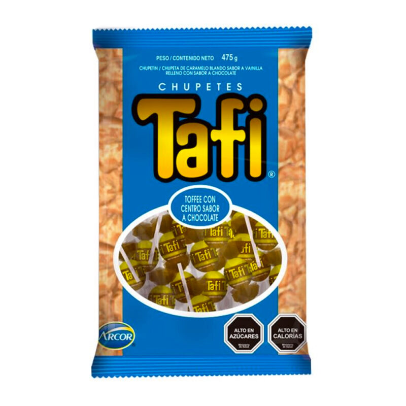 Chupete TAFI sabor chocolate 50ud