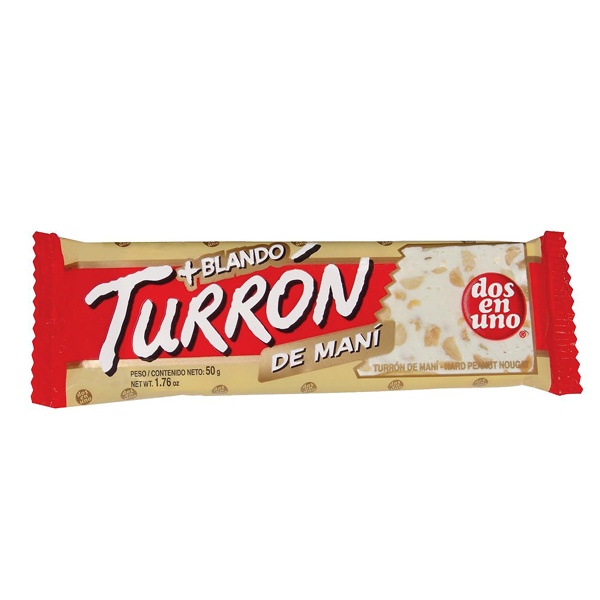 Turrón maní Dos en uno display 28x45gr