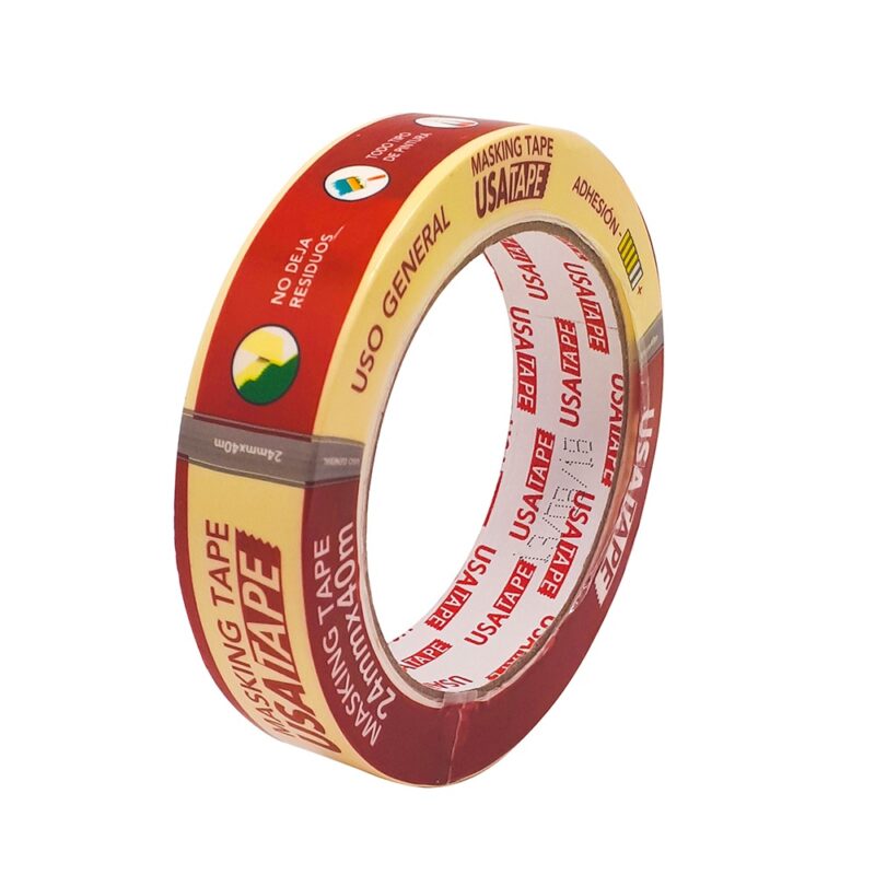 Rollo cinta Usatape Masking 24mm x 40mts