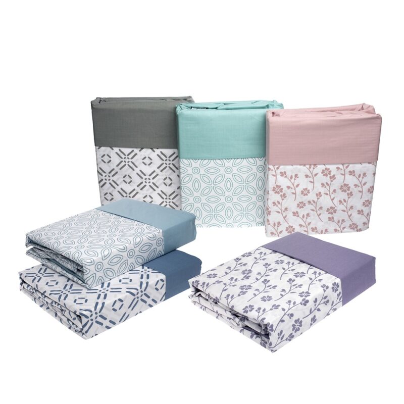 Sábanas Andes estampada 180 hilos, 2.5 plaza