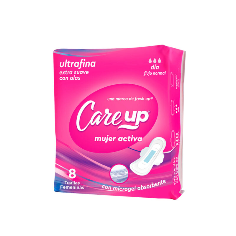 Toalla higienica Care Up femenina dia ultradelgada 8ud